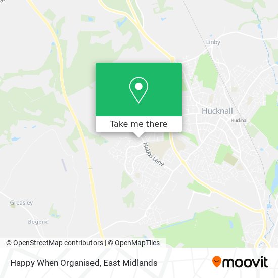 Happy When Organised map