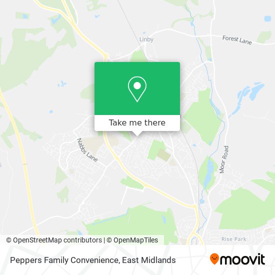 Peppers Family Convenience map