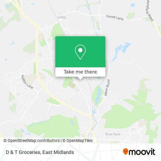 D & T Groceries map