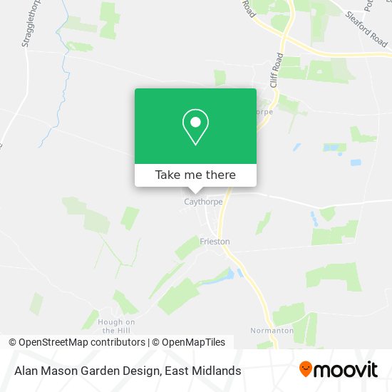 Alan Mason Garden Design map