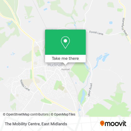 The Mobility Centre map