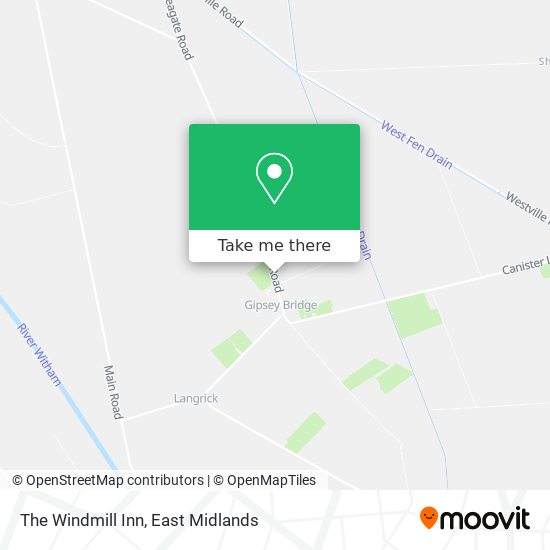 The Windmill Inn map
