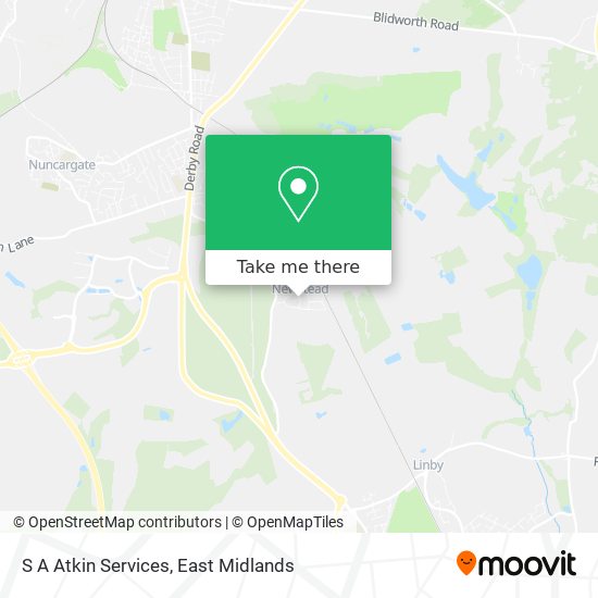 S A Atkin Services map