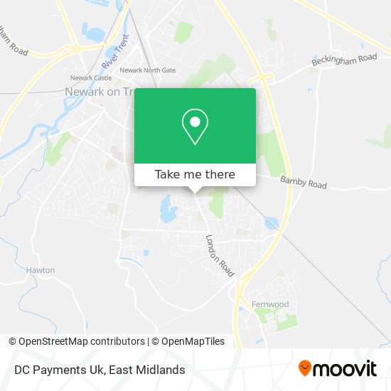 DC Payments Uk map