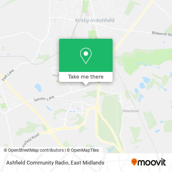 Ashfield Community Radio map