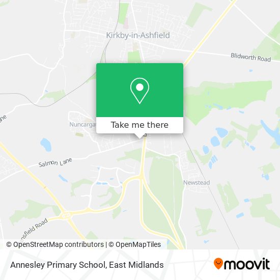 Annesley Primary School map