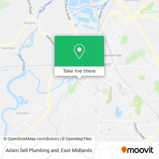 Adam Sell Plumbing and map