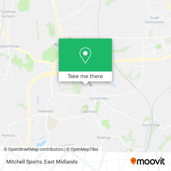 Mitchell Sports map