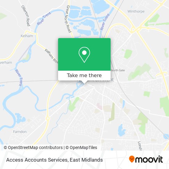 Access Accounts Services map