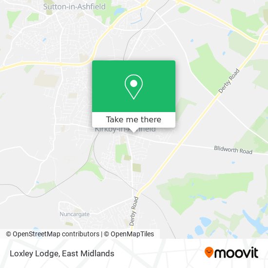 Loxley Lodge map