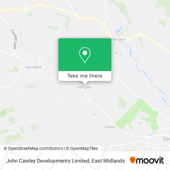 John Cawley Developments Limited map
