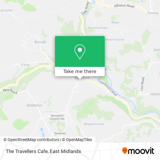 The Travellers Cafe map