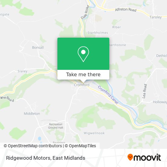 Ridgewood Motors map