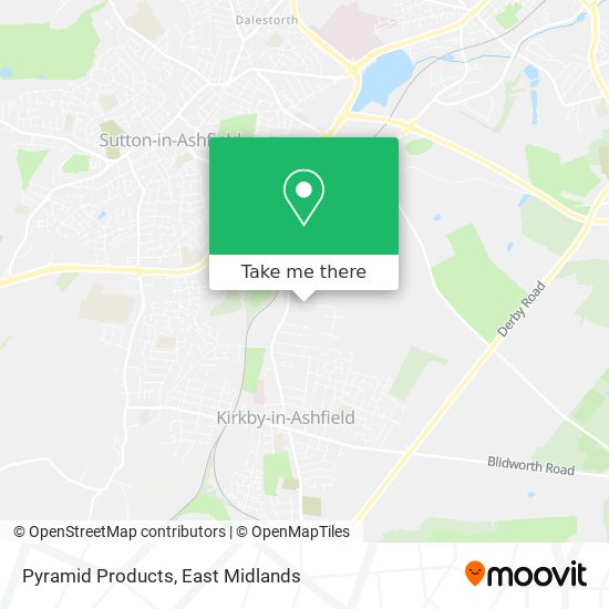 Pyramid Products map