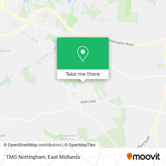 TMG Nottingham map