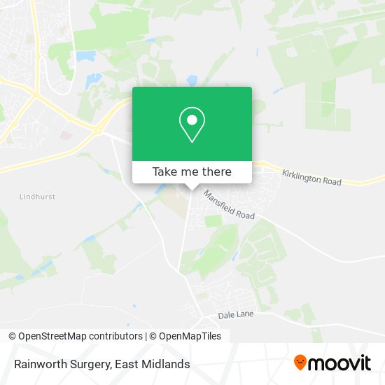 Rainworth Surgery map