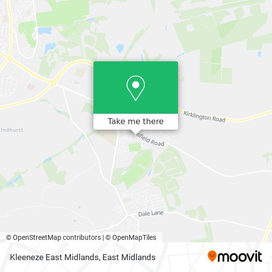 Kleeneze East Midlands map