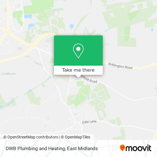 DWB Plumbing and Heating map