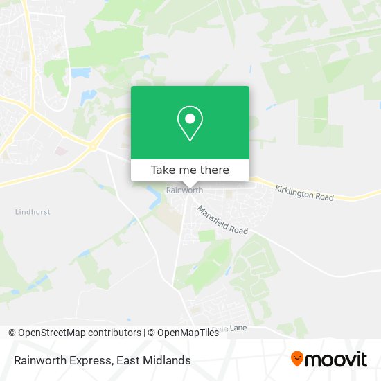 Rainworth Express map