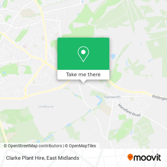 Clarke Plant Hire map