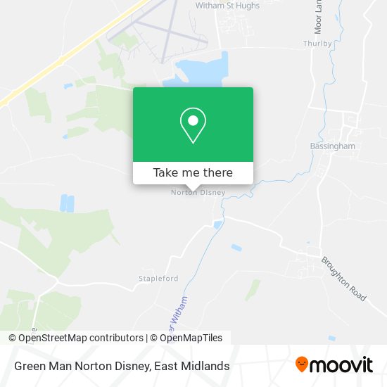 Green Man Norton Disney map