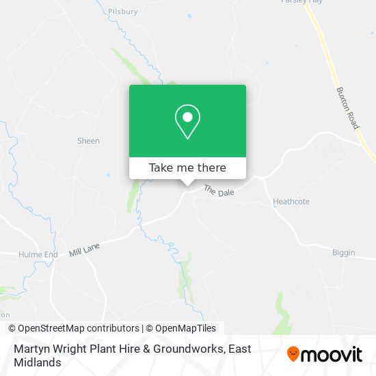 Martyn Wright Plant Hire & Groundworks map