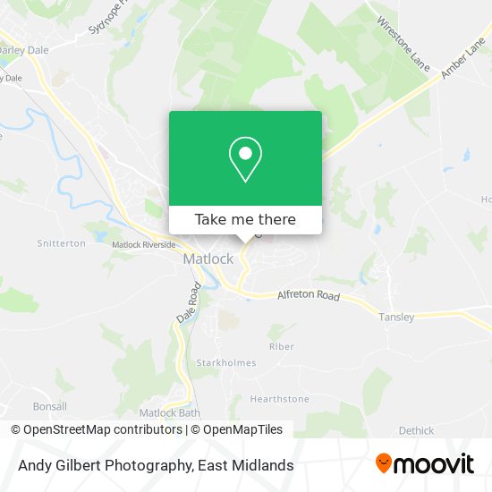 Andy Gilbert Photography map