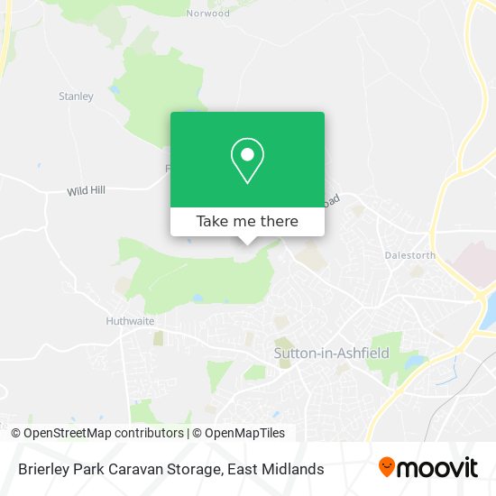 Brierley Park Caravan Storage map