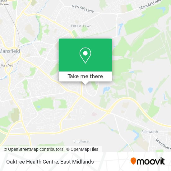 Oaktree Health Centre map
