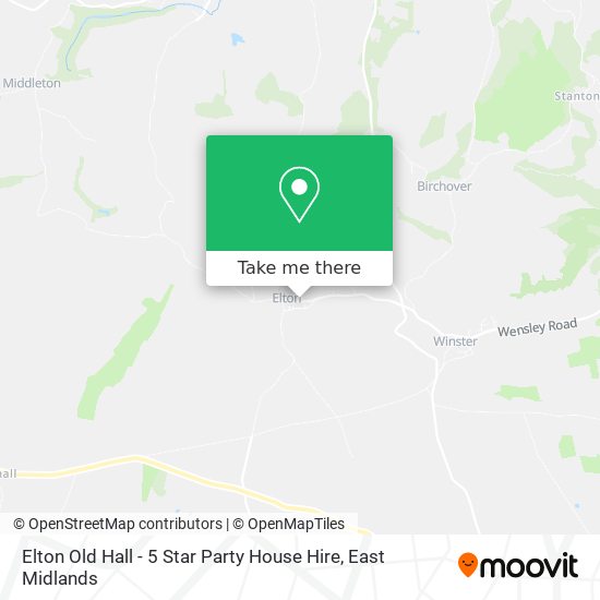 Elton Old Hall - 5 Star Party House Hire map