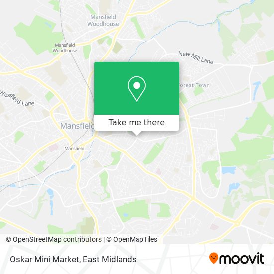 Oskar Mini Market map