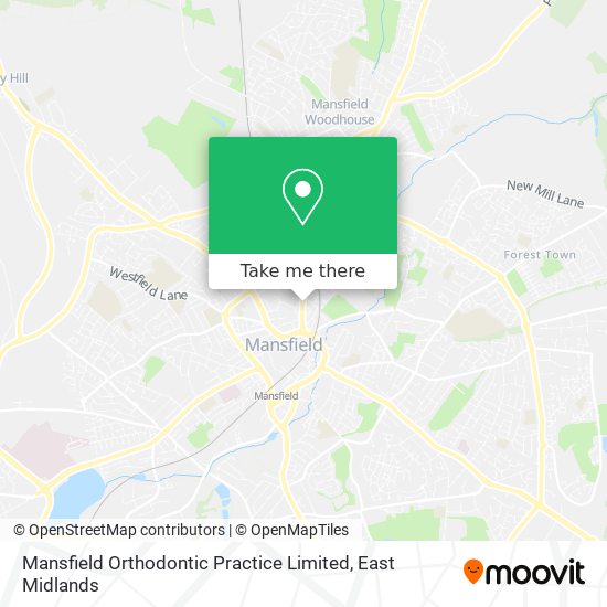 Mansfield Orthodontic Practice Limited map