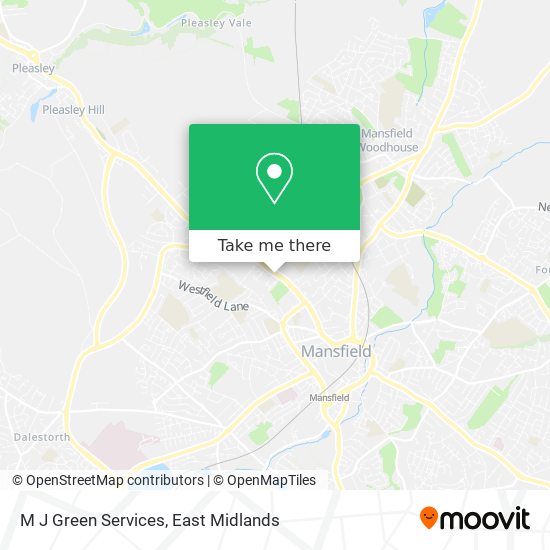 M J Green Services map