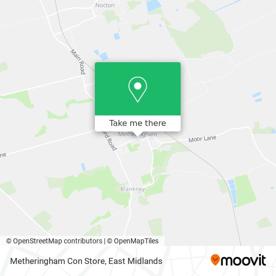 Metheringham Con Store map