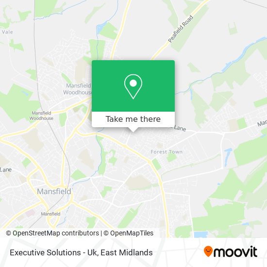 Executive Solutions - Uk map