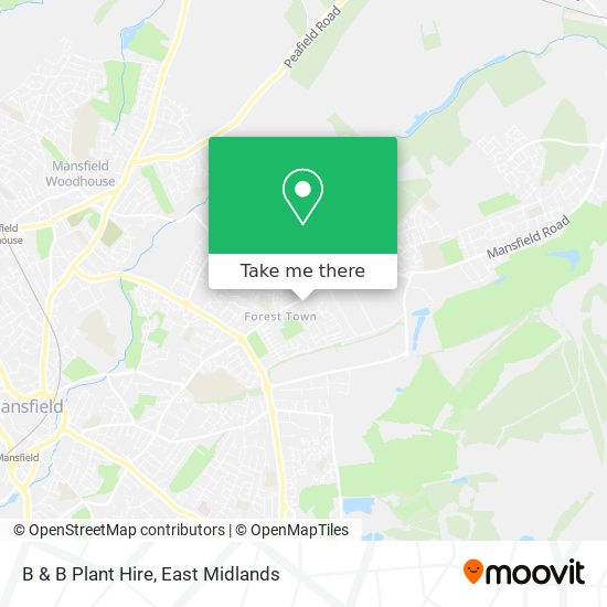 B & B Plant Hire map