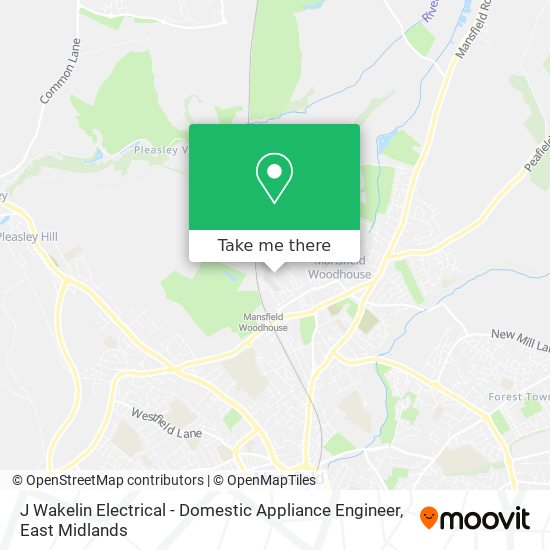 J Wakelin Electrical - Domestic Appliance Engineer map