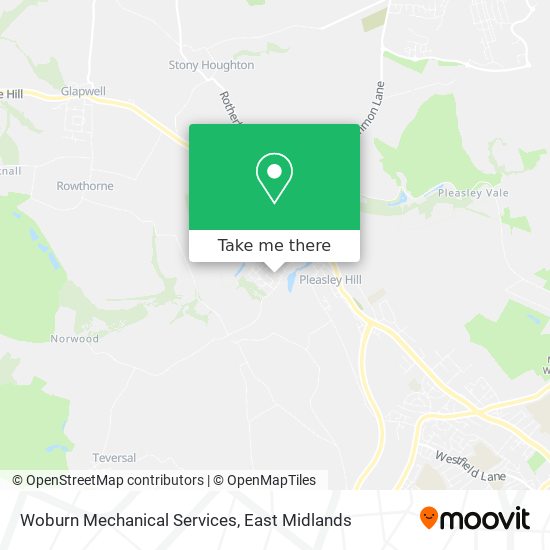 Woburn Mechanical Services map