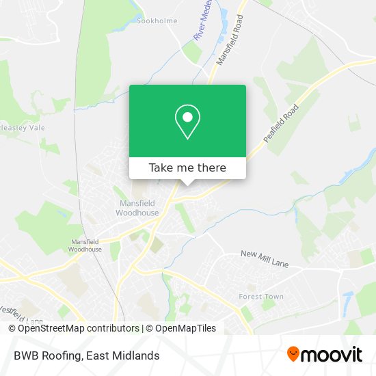 BWB Roofing map
