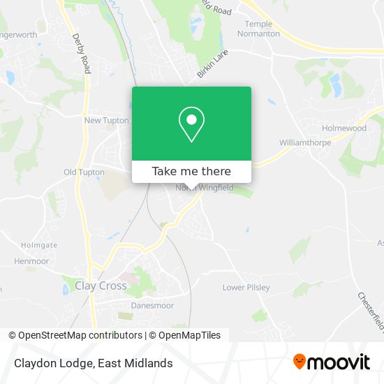 Claydon Lodge map