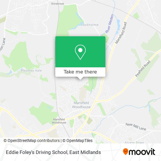 Eddie Foley's Driving School map