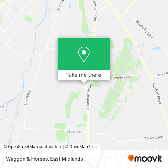 Waggon & Horses map