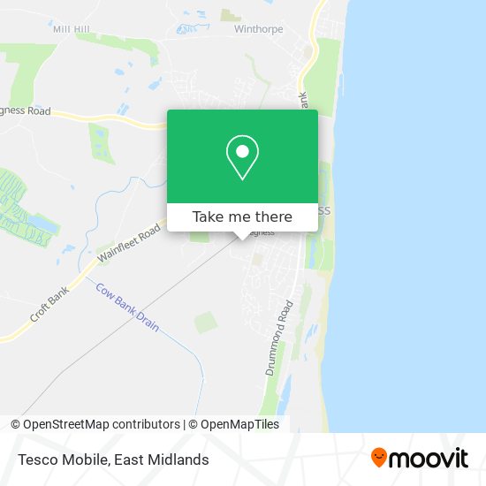 Tesco Mobile map