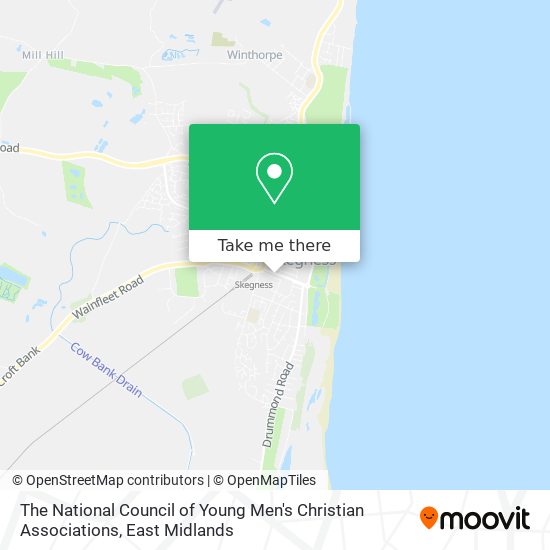 The National Council of Young Men's Christian Associations map