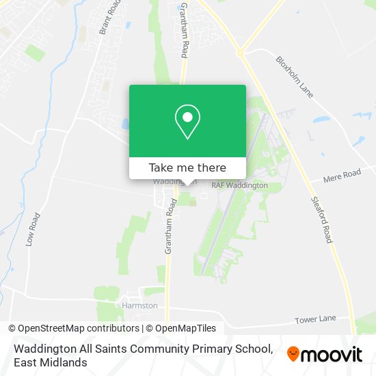 Waddington All Saints Community Primary School map