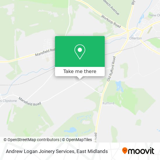 Andrew Logan Joinery Services map