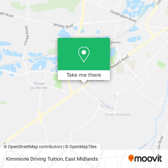 Kiminione Driving Tuition map