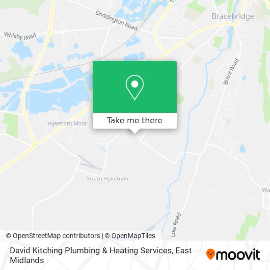 David Kitching Plumbing & Heating Services map
