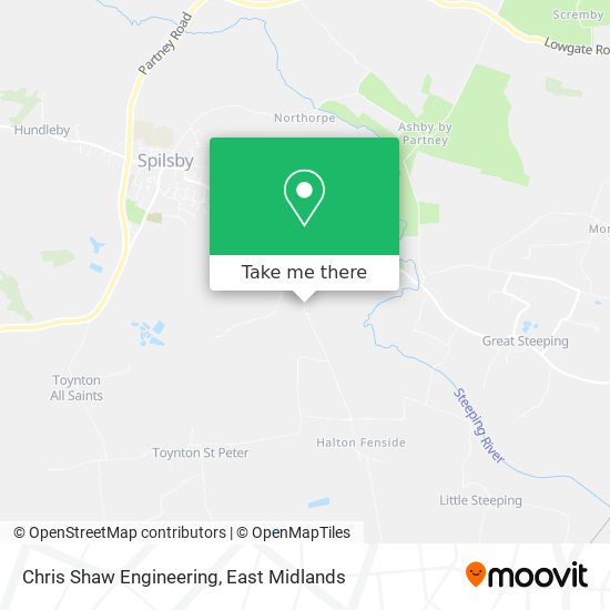 Chris Shaw Engineering map