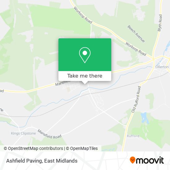 Ashfield Paving map